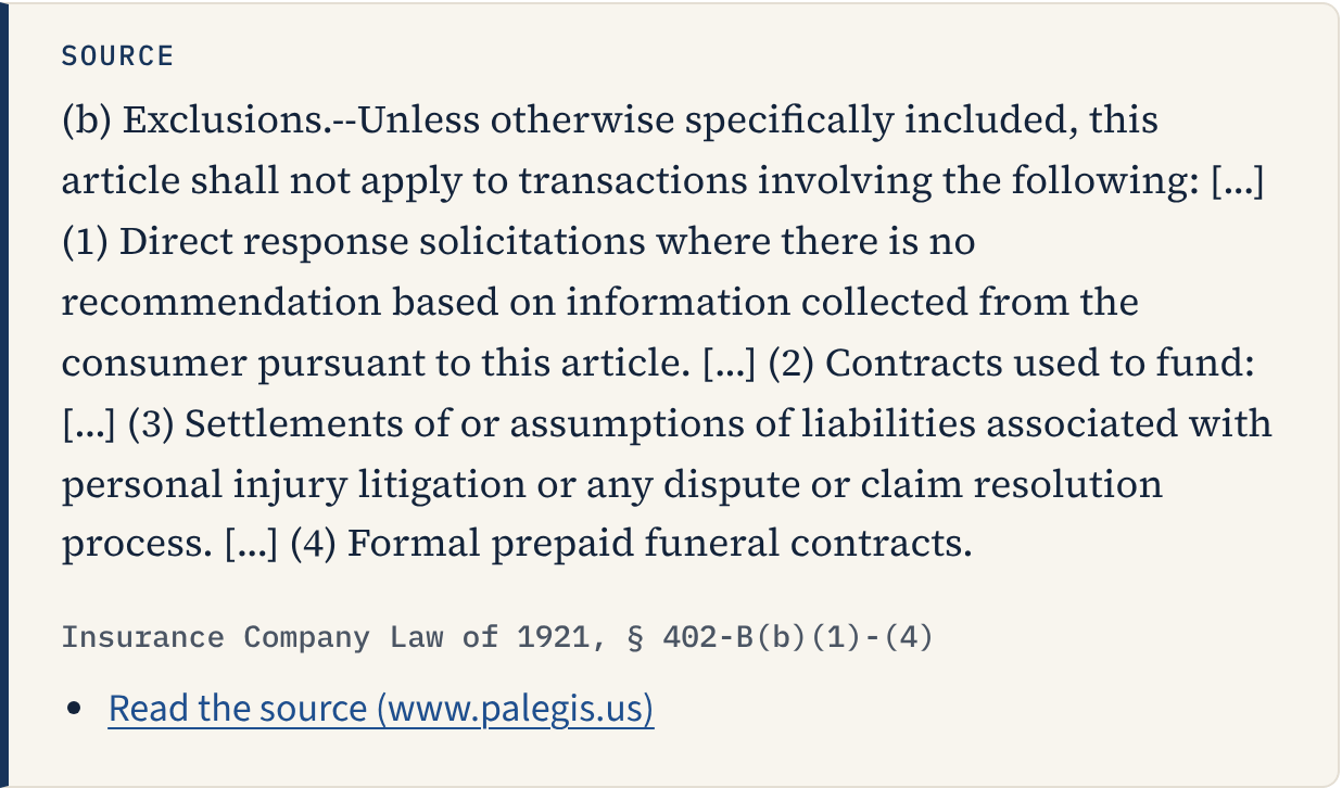 The source box for that question: the quoted Pennsylvania law, its citation, and a link to read it.